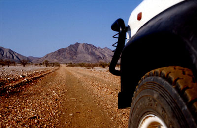 Gelädewagen im Kaokoveld