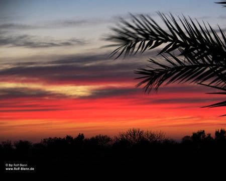 Sonnenuntergang Sahara