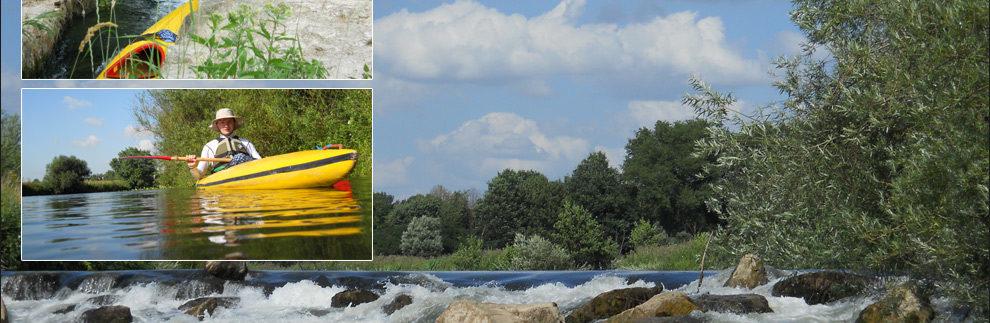 Am Lippe Wasserfall bei Eickelborn