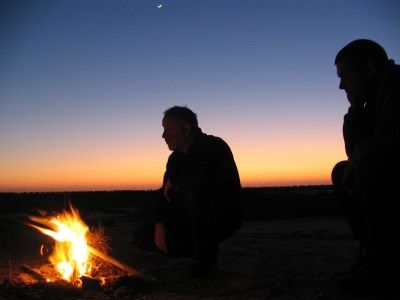 Lagerfeuer am Strand