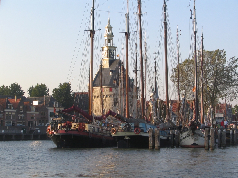 Schiffe im Hafen von Enkhuizen