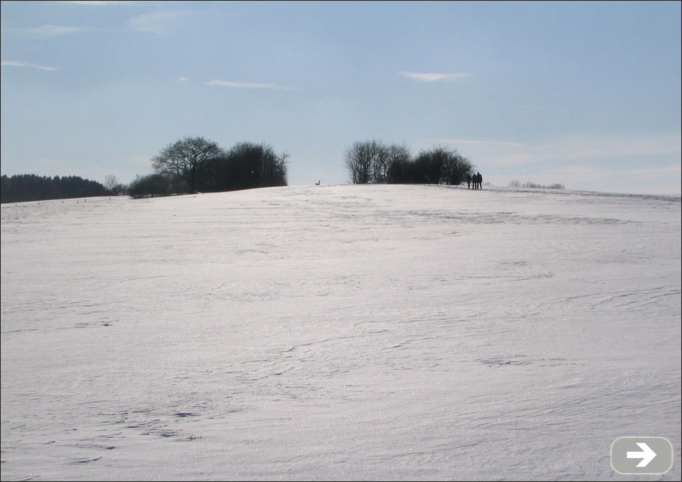 Schneefl&auml;che bis zum Horizont
